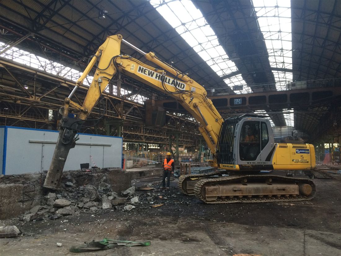 Demolizione e nuove strutture industriali