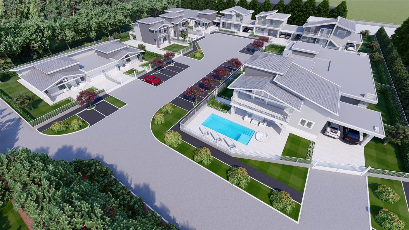 Residenze a corte con piscine