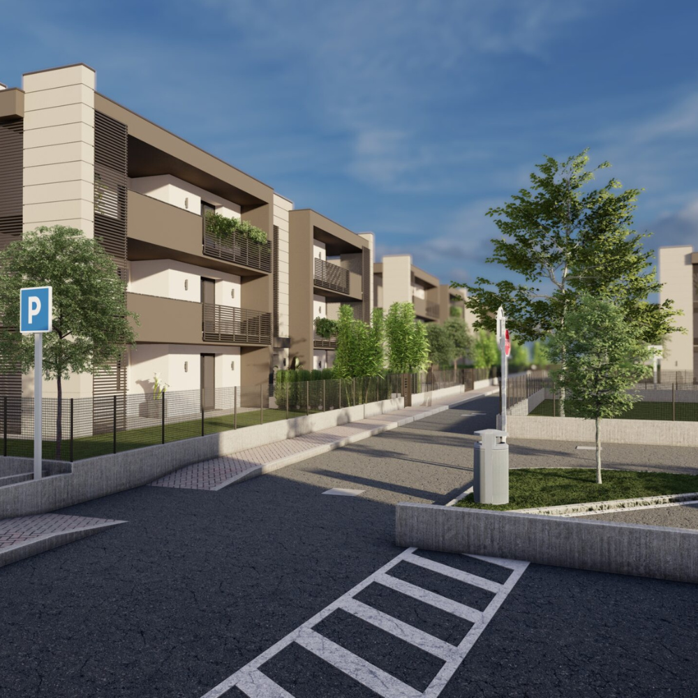 chiari via Elettra trilocali in vendita giardino IMR