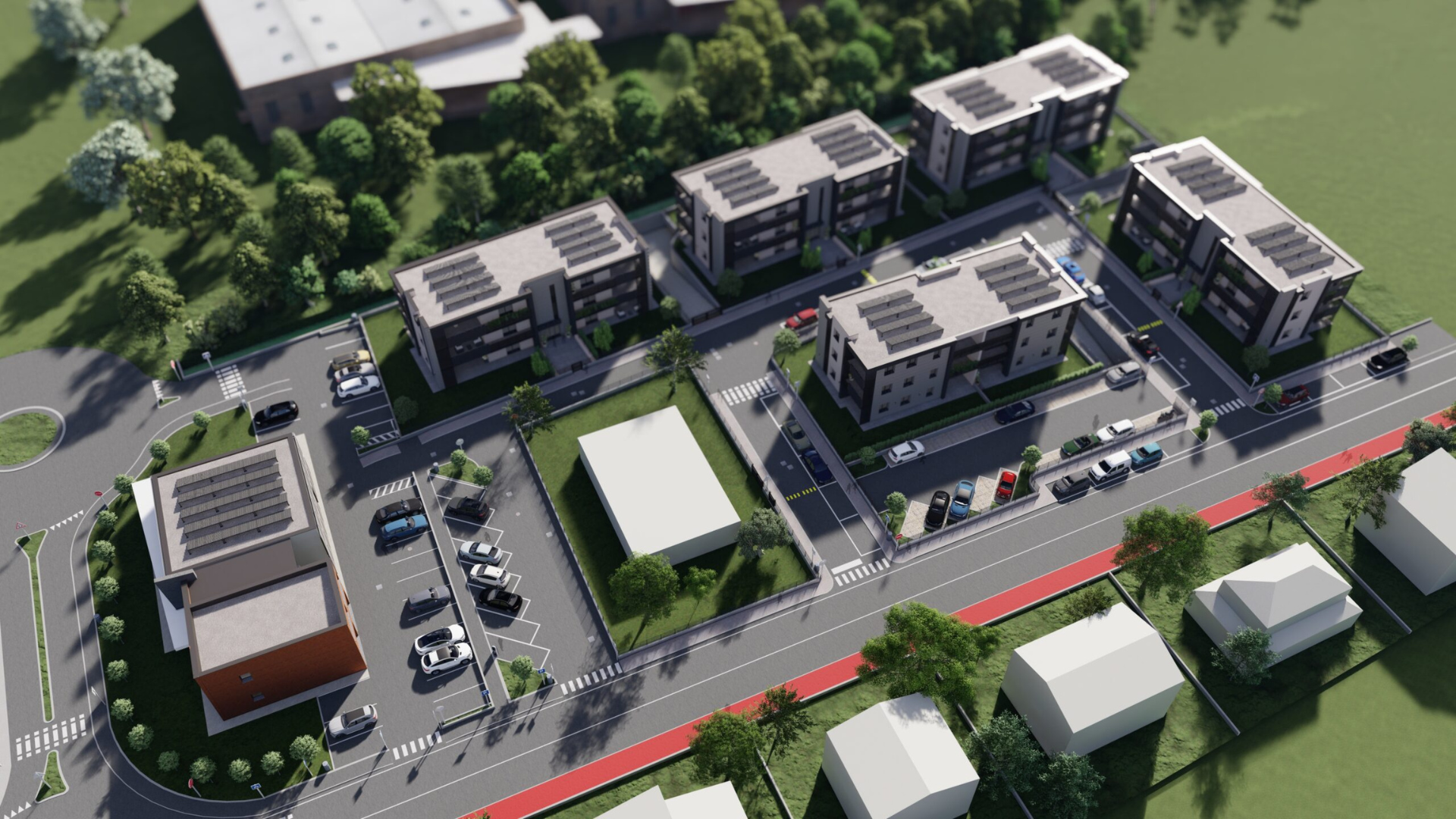 chiari via Elettra trilocali in vendita giardino IMR